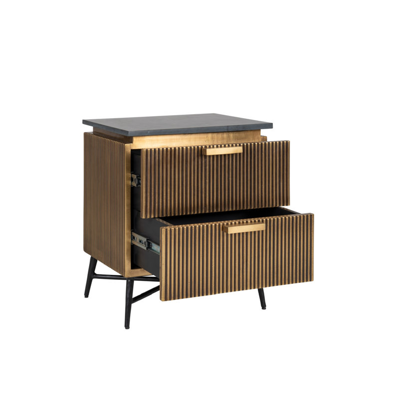Ironville 2 - Drawer Nightstand