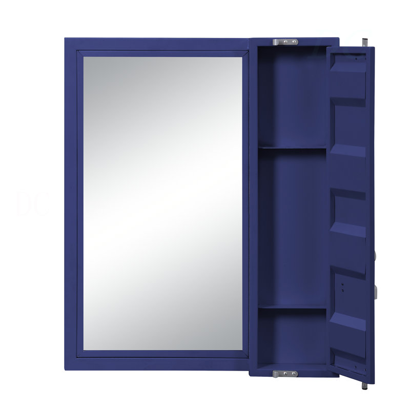 Miroir de salle de bain Cargo, Bleu