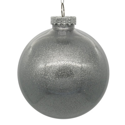 Clear Ornament with Glitter Interior