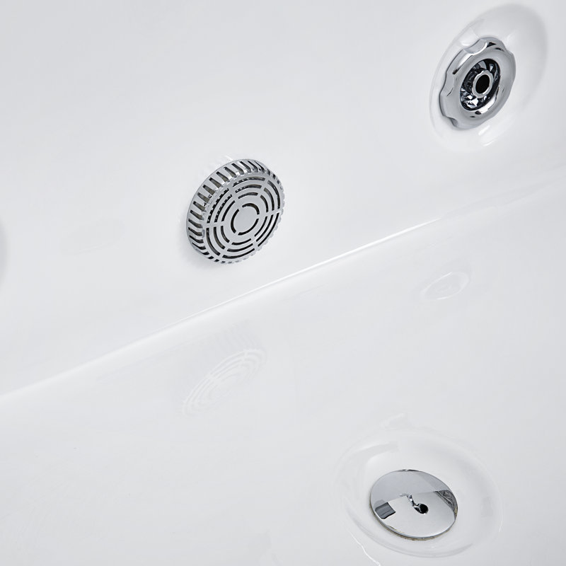 1810mm x 900mm Whirlpool Acrylic Bathtub, Right