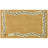 Snake Border White Animal Doormat