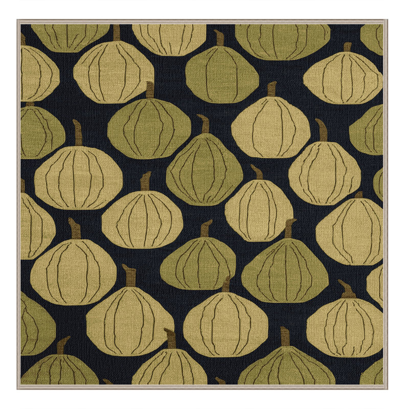  Tapis lavable aux fruits Kadota, Carré 3 pi