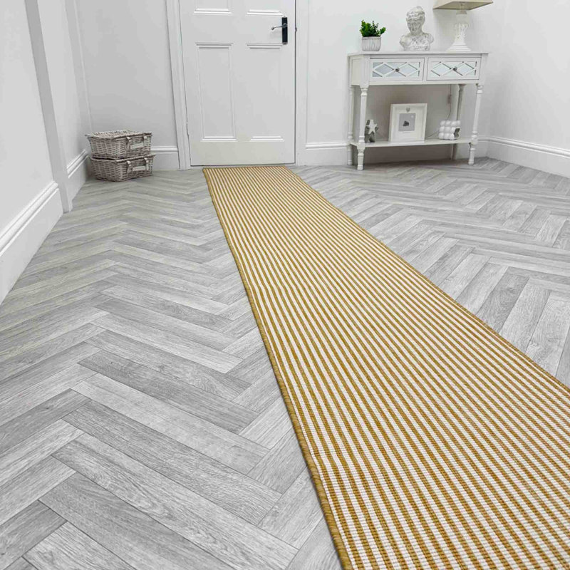 Runner Striped Flatweave Area Rug, Runner 70 x 330 cm