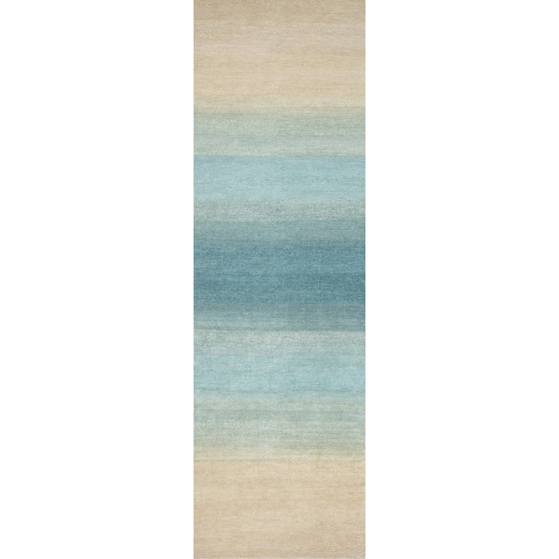 Fade Ombre Area Rug, Runner 3' x 10'
