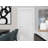 Newton Solid Core White Primed Smooth Texture Single Prehung Interior Door Black Hinges-91485606-93861292-91485614