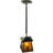 1 - Light Bold Black Lantern Pendant