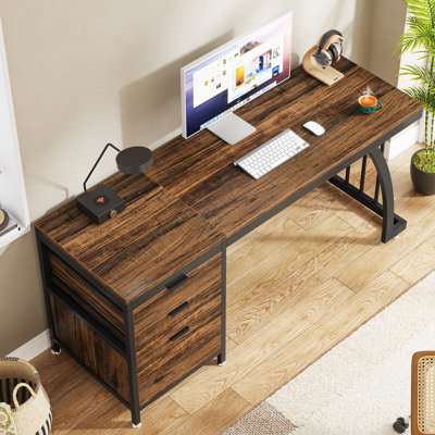 Syasia 59'' Computer Desk with 3 Drawers