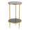 Petite Two-Tier Table-Nickel
