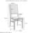 Heymann Round Solid + Manufactured Wood Dining Set with Upholstered X-Back Chairs (Set of 5) 