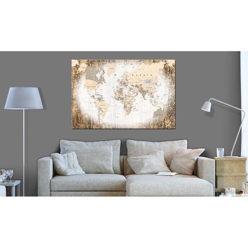 Elion, l'enclave du monde sur toile, H 16 po x l 24 po x P 0,7 po