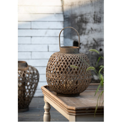 Lanterne décorative d'extérieur 13 x 13 x 13,8 po Coconio