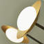 Modern 6-Light Gold/Bronze Chandelier