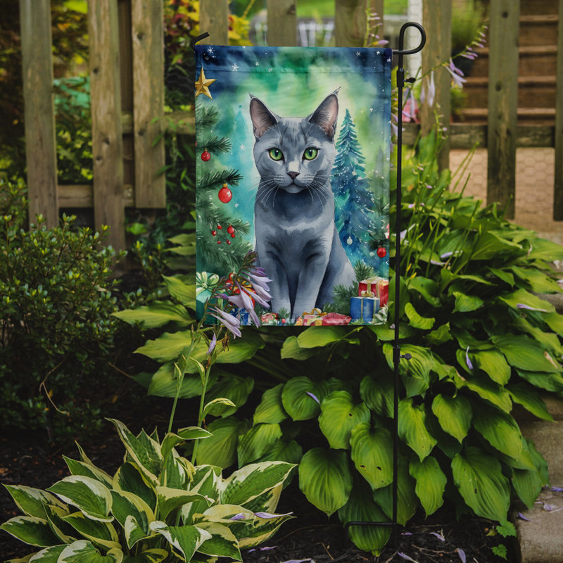 Drapeau de jardin Pixie Bob, Bleu russe