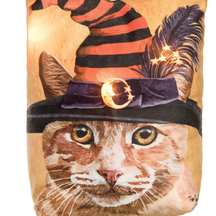 Butoir de sol en tissu Witch Cat-Chunk