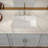 21x13 Inch Undermount Rectangle White Porcelain Ceramic Bathroom Sink Under Counter Vanity Sink