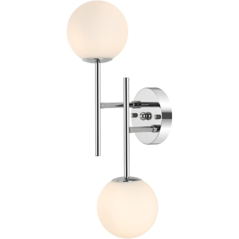 Ianmichael Armed Sconce, Chrome