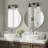 Molly Easy French Cleat Mounting Metal Alloy Wall Round Vanity And Dresser Bathroom Mirror-106917542-106917545
