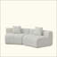 Canapé modulaire courbé Chenille-384162963