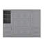 Grand lit escamotable avec placard, tiroirs et tablettes-2009064867