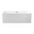 58" Streamline Freestanding Soaking Acrylic Bathtub With Drain and Bamboo Tray-75137187