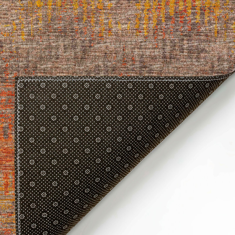 Madora Chenille Washable Indoor / Outdoor Rug, Rectangle 9' x 12'