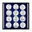 Signes du zodiaque sur bleu - Impression sur toile-59283185-59523578