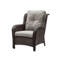 Chaises longues d'extérieur en rotin avec coussins Deb Wicker-377751452-397565555