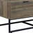 Oak & Black Finish Coffee Table