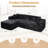 102.3" Cloud-Like Modular Sectional Sofa-1796153935