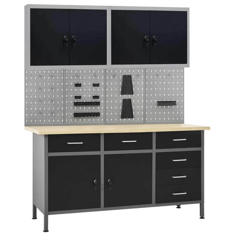 7 Piece Metal Complete Storage System