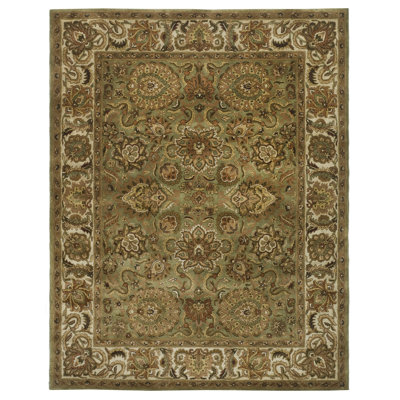 Tosca Hand-Tufted Wool Brown Kashan Rug