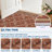 Modern Machine Washable Area Rugs Diamond Floor Mats with Non-Slip Backing, Non-Shedding Floral Print Accent Rug, Foldable Soft Low Pile Indoor Carpet-856637724