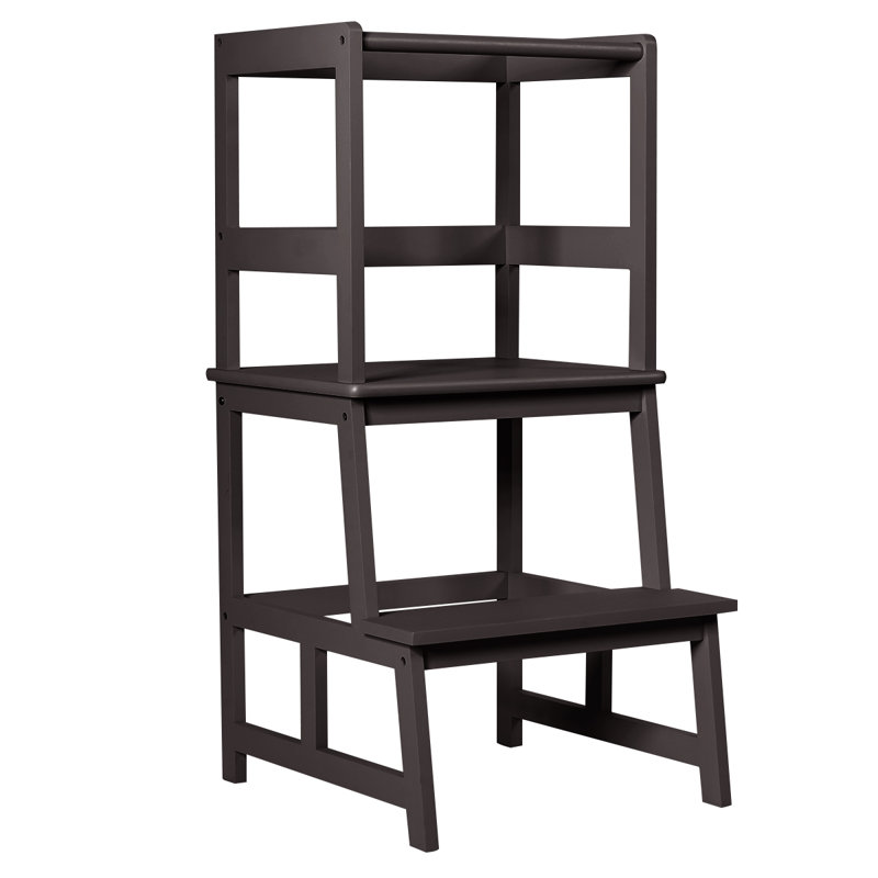 Naples Dark Brown 2 - Step Kitchen Tower