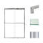 Frederick 45.75'' - 47'' W x 70'' H Bypass Semi-Frameless Shower Door with Clear Glass-62265167
