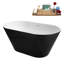 Baignoire autoportante 54 po avec drain interne Streamline-112235292