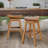 Dayah Swivel Solid Wood Counter Stool-516123555