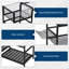 74.5cm W Metal Storage Rack