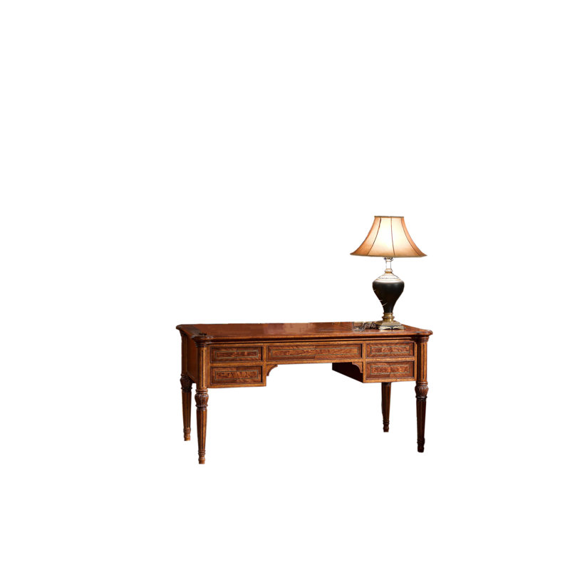 Louis Solid Wood Writing Desk