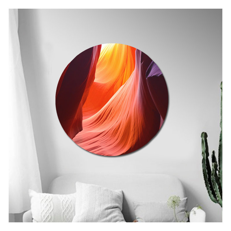 Cave Of Hope Print, Round 36" H x 36" W x 2.5" D