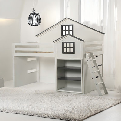 Lit mezzanine avec rangement