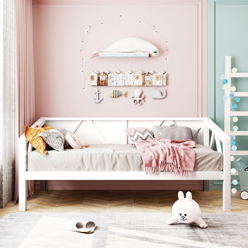 Lit de jour, Lit simple, Blanc