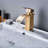 BathSelect Antique Brass Single Handle Bathroom Sink Faucet – Classic Deck-Mount Design