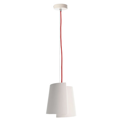 Twister 1 - Light White Single Pendant