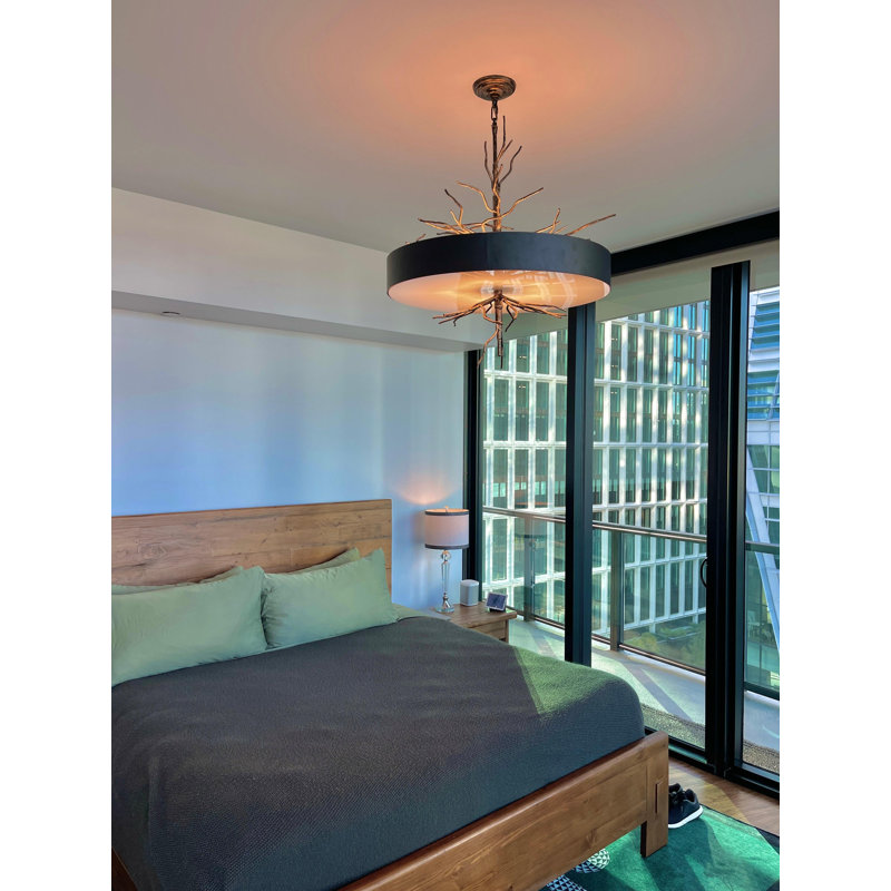 Janciel 12 - Light Drum Chandelier