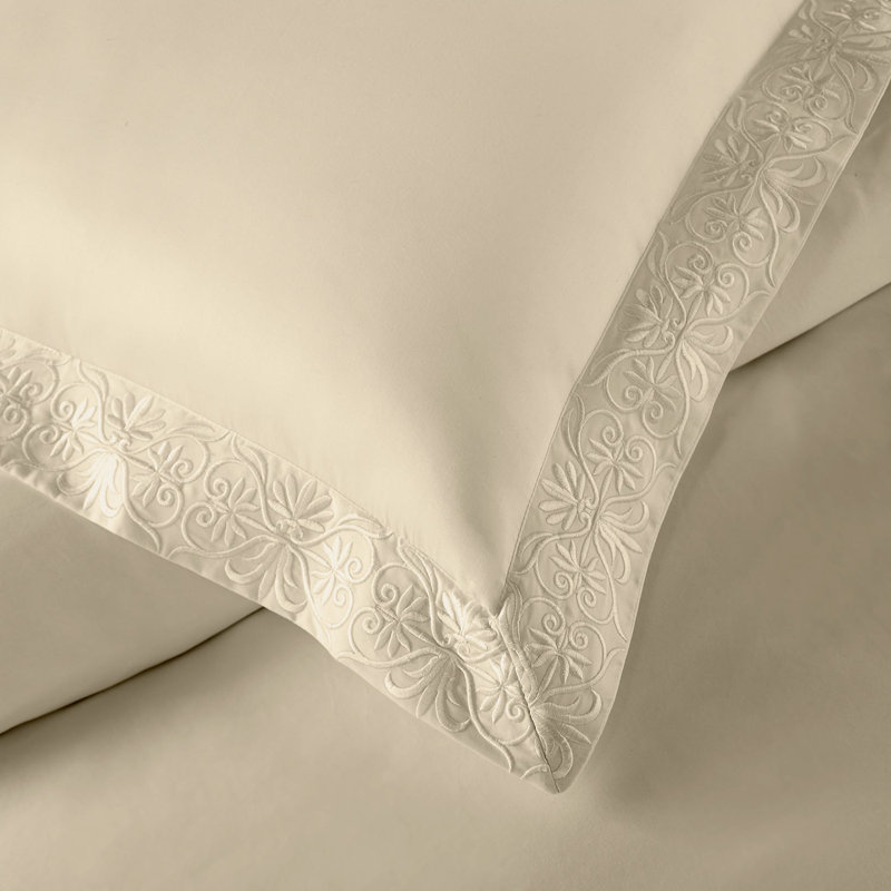 Ariane Duvet Cover Set, Queen Duvet Cover + 2 Standard Sham, Tan