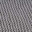 Tabouret de pieds en coton tricoté à la main gris doux - taille 16,3 pouces, perspective agréable, profond, large, grand