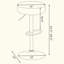 Tabouret de bar Ramses