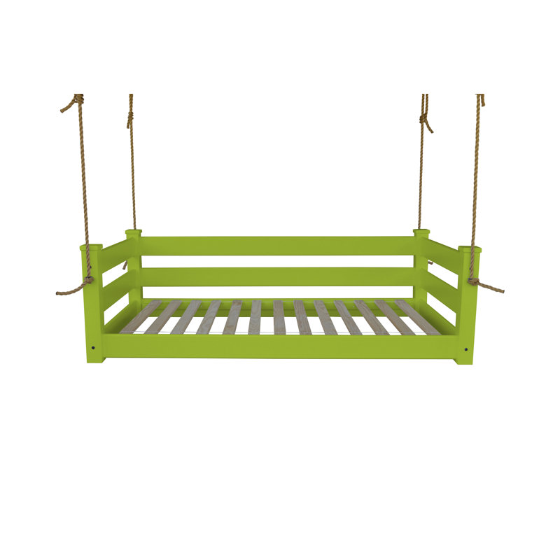 Lit de jour Devell, Simple, Vert lime