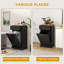 Table de bout avec 2 tiroirs HOMcom