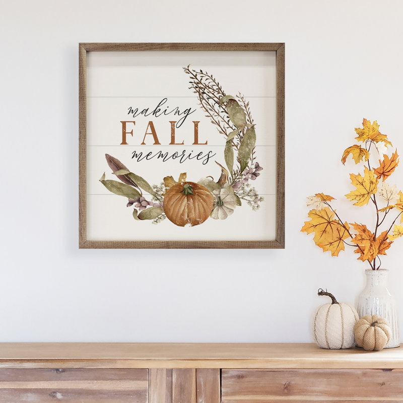 Faire des souvenirs d'automne - citrouilles - blanc, H 4 po x l 4 po